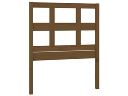 Cabeceira de Cama MAISON EXCLUSIVE em Pinho Maciço Castanho Mel (80,5x4x100 cm)