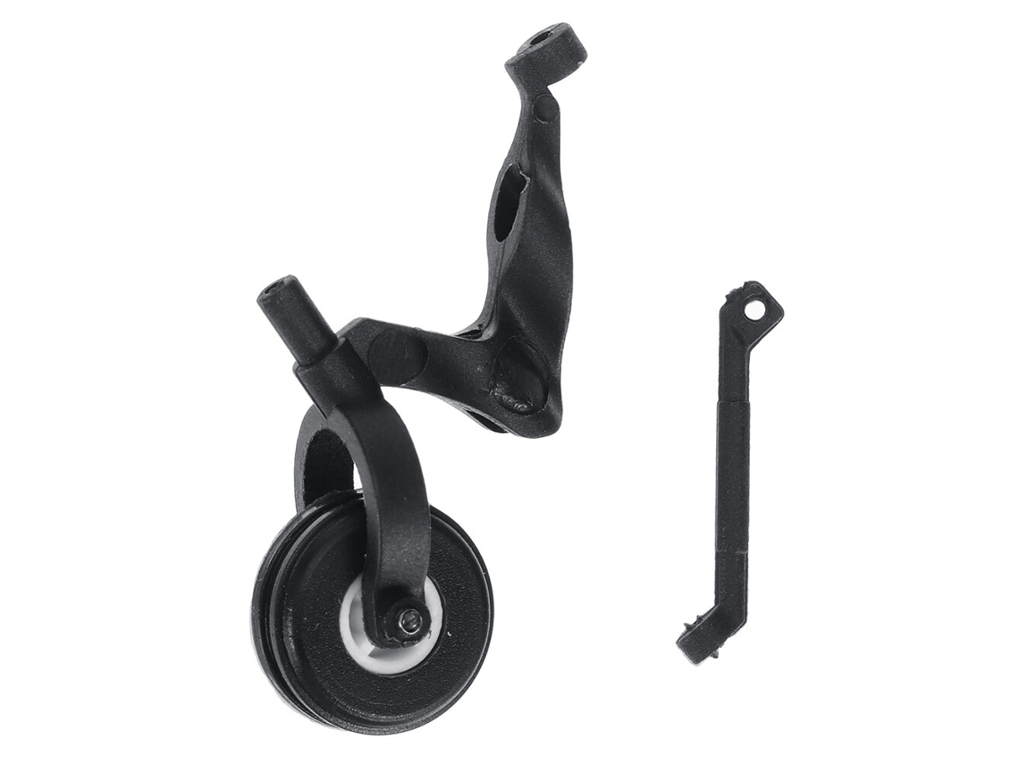 Conjunto de rodas traseiras para helicóptero RC Eachine E250 Ah 64 Apache MDUG