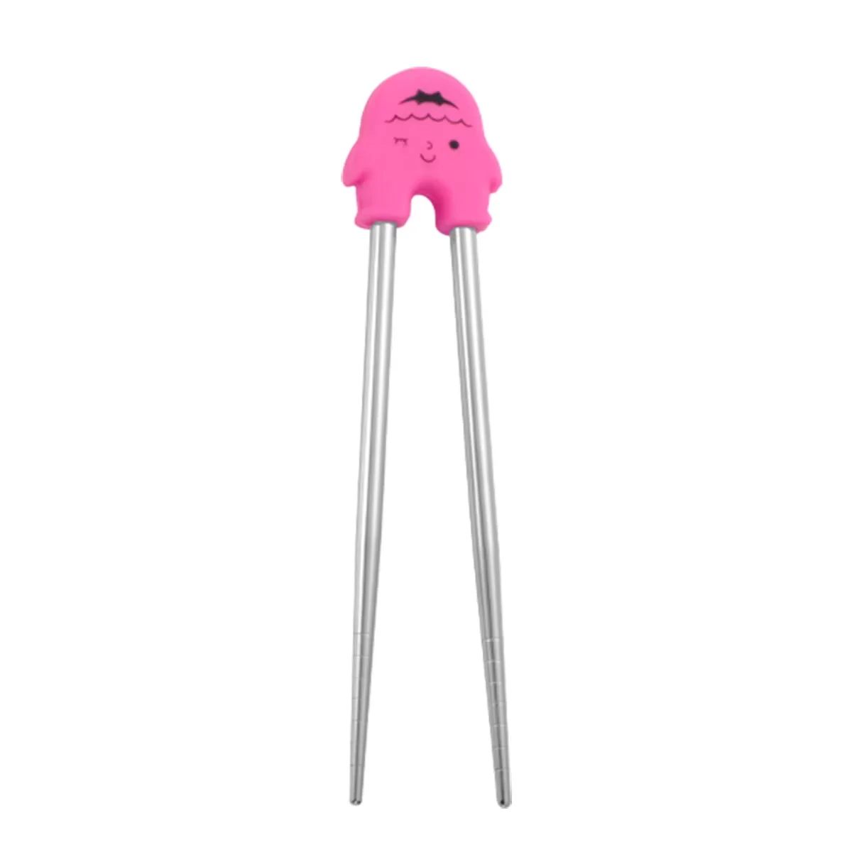 (1 Rosa) Hashis De Treino De Desenho Animado Para Crianças E Iniciantes, Destacáveis.