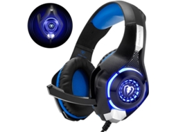 Auscultadores Beexcellent Gaming For Ps4 Pc Xbox One Crystal Clear Sound With Led Lighting Blue