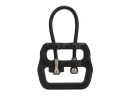 Qd Wire Loop Preto De Aço Inoxidável Com Liberação Rápida Para Cinto De Combate 25mm Aventuras Ao Ar Livre