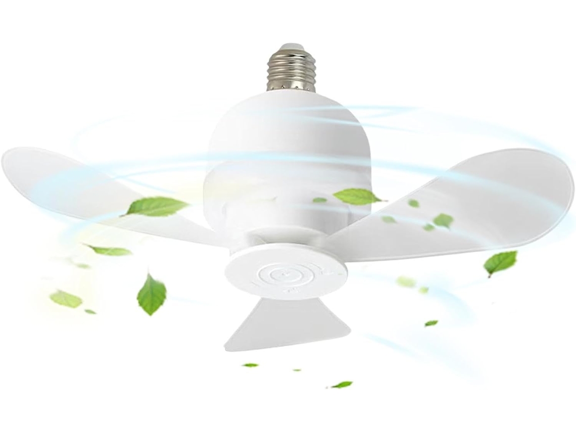 Ventilador De Teto Com Luz Integrada Para Quarto, Soprador