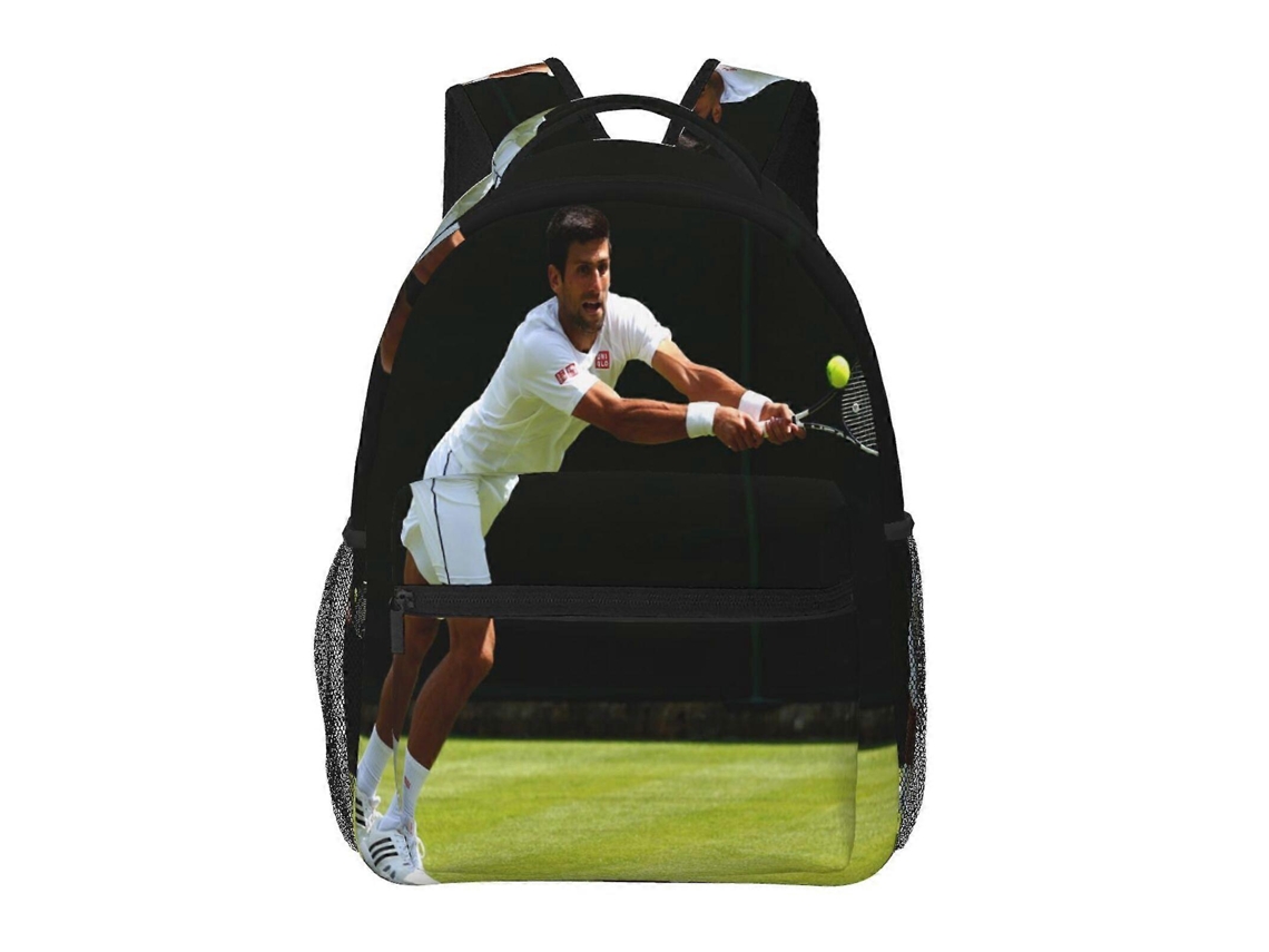 Mochila Novak Djokovic F31 Para Estudantes, Resistente E Leve, Impermeável E Com Alça C31 Respirável.