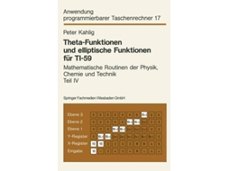 Livro Theta-funktionen Und Elliptische Funktionen Fur Ti-59 De Peter Kahlig (alemão)