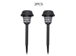 2pcs lâmpada anti-mosquito assassina movida a energia solar para jardim externo luz LED-81 LIXADA