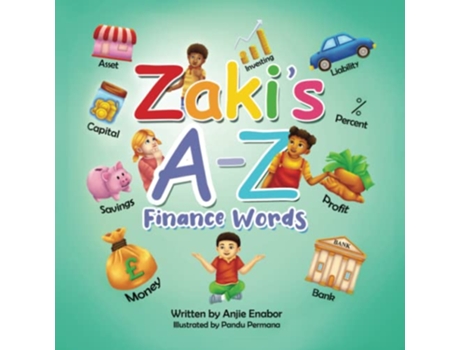 Livro Zakis AZ Finance Words de Anjie Enabor (Inglês)