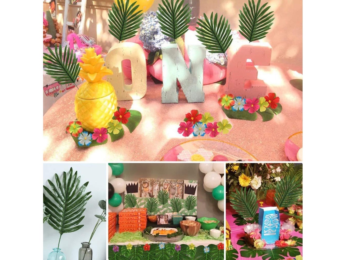 Folhas De Monstera Artificiais (conjunto Com 12 Peças, 8 Polegadas, 18*20cm) Eoocoo