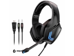 Headset Gaming Com Microfone Cancelamento De Ruído Led 3,5 Mm