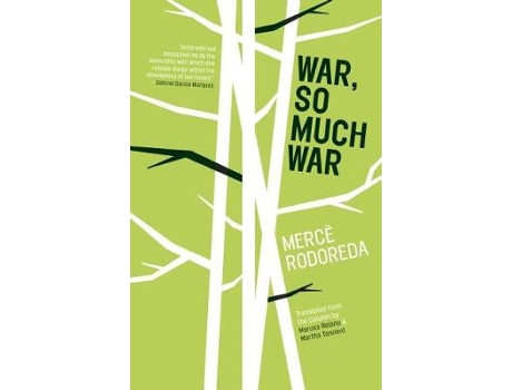 Livro war, so much war de merce rodoreda (inglês)