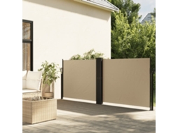 Vidaxl Toldo Lateral Retrátil 140x1000 Cm Bege