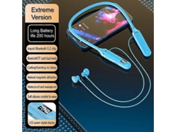 Fones de Ouvido Esportivos com Faixa para Pescoço, Bluetooth, Microfone, LED, para Jogos TAISHENGDA