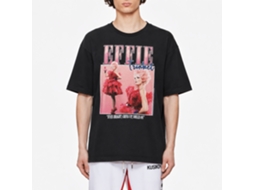 Rockinstone Hunger Games Movie Effie Trinket Square Black Adult T-shirt Size:xxxl
