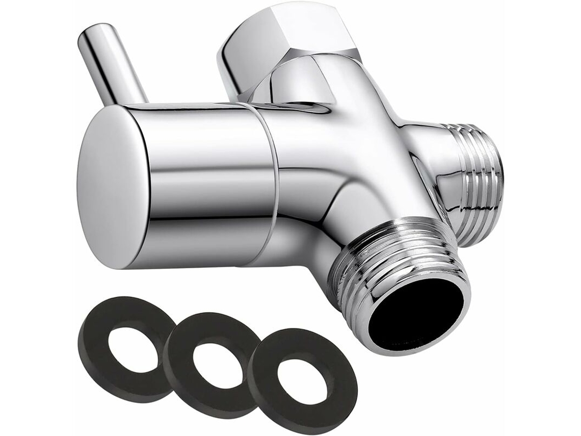 Válvula De 3 Vias G1/2", Válvula De 3 Vias Em Latão Maciço, Conjunto Para Chuveiro De Mão, Acessórios Universais