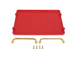 Bandeja Decorativa Com Alças Para Produtos De Beleza, Estilo Elegante E Armazenamento Organizado