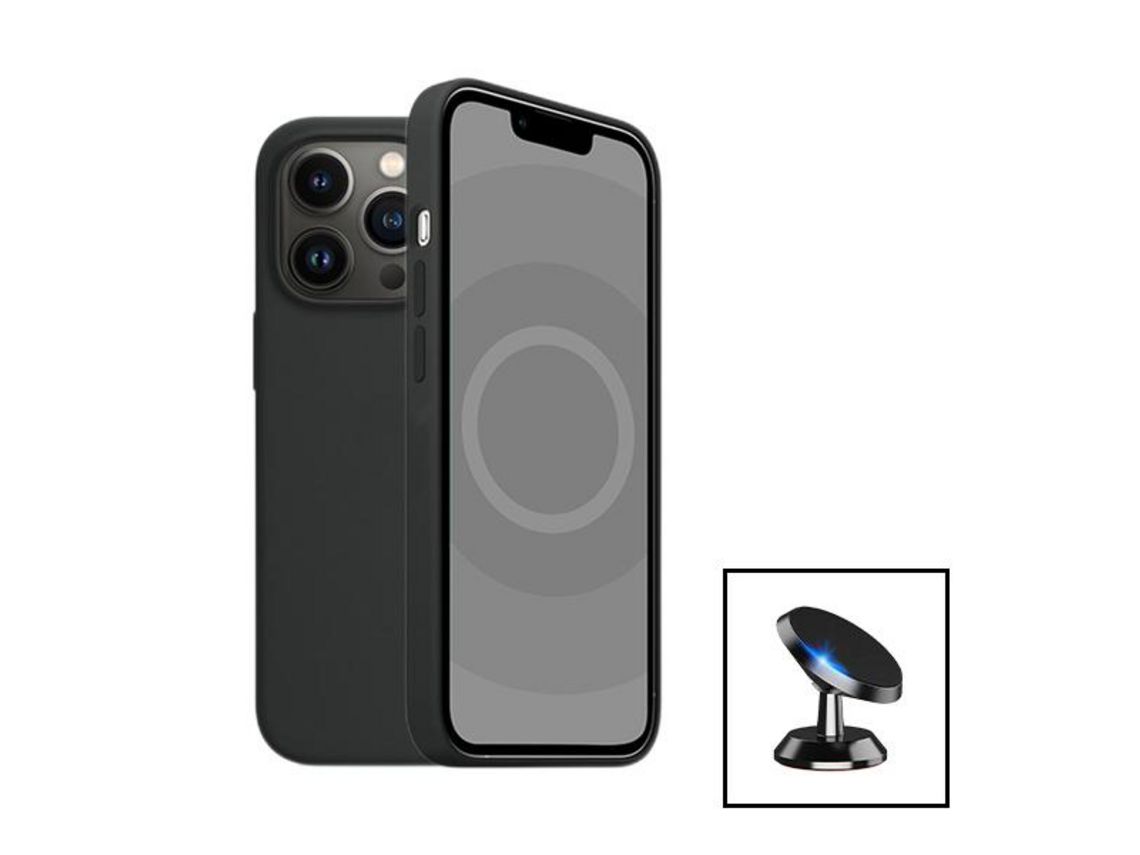 Capa para iPhone 15 Pro Max PHONECARE Silicone Magnética Preto