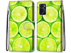 Capa Fólio para Realme 9I HONGWE. Pele Sintética Anti-Choque Magnética Multicor