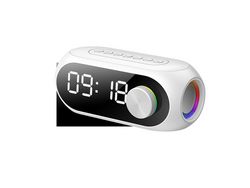 Altifalante Bluetooth Sem Fios S8 Altifalante Despertador Multifunções BDL23 Branco