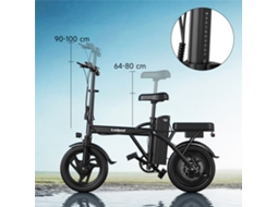 Bicicleta Elétrica AOVOPRO Ladped X14 500w, 48v, Bateria Removível de 5,2ah,velocidade de 31 Km/h com Alcance de 55 Km