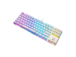 Teclado Mecânico Multimídia Portátil Com Fio Usb, 87 Teclas E 11 Atalhos, Iluminação Led Colorida | Teclado Blue Switch Ly Ebike