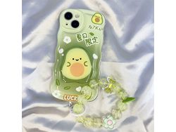 Capa para iPhone 12 Mini Vidro Textura Macia Verde