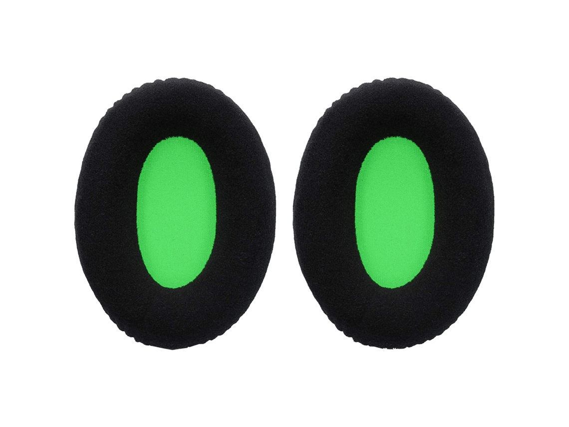 Almofadas Zruxe Para Hyperx Cloud Iii/ii (over-ear, Espuma De Memória, Verde, Veludo)