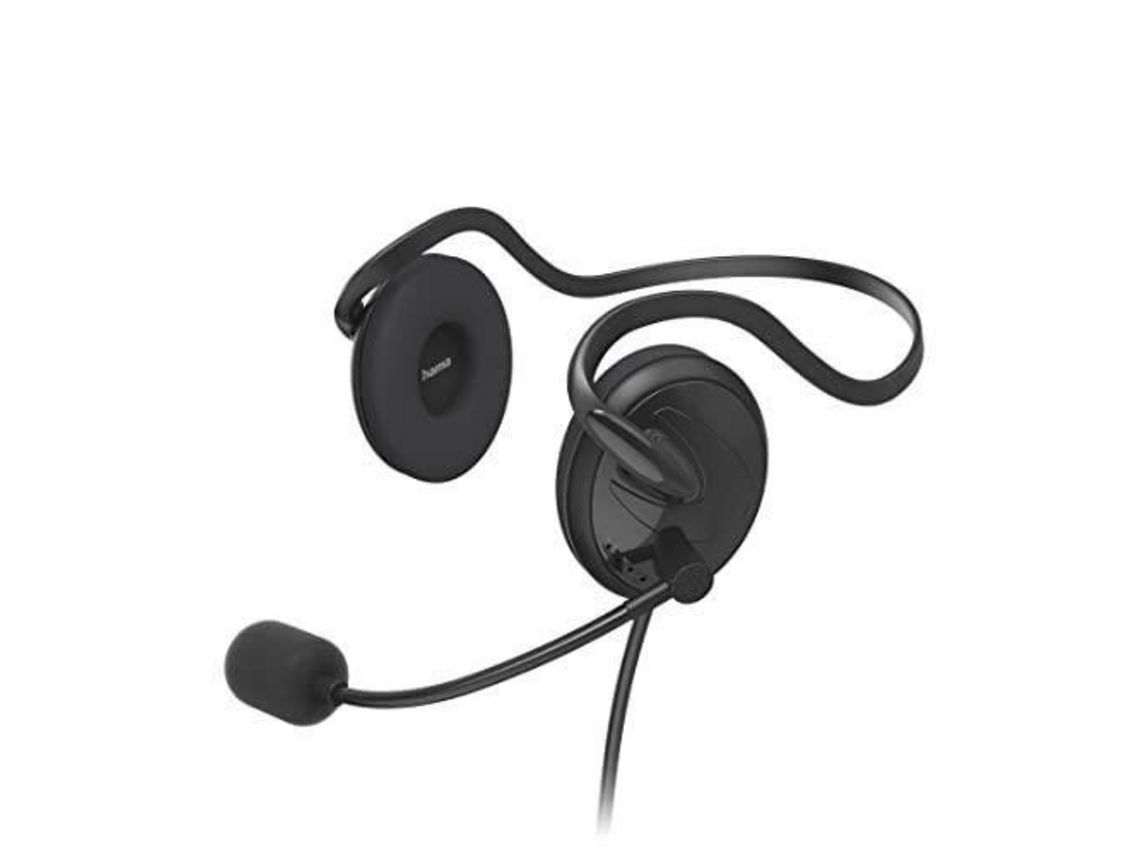 Microfone Headset para Pc ''Nhs-P100 V2'' com Neckhead Estéreo Nr HAMA