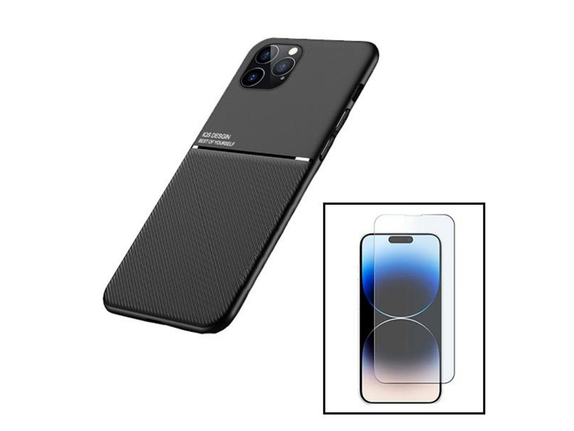 Película de Ecrã para iPhone 15 Pro GIFT4ME Vidro Temperado Preto