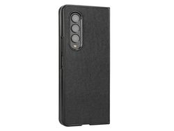 Capa para Samsung Galaxy Z Fold 3 5G Pele Sintética Anti-Riscos Preto