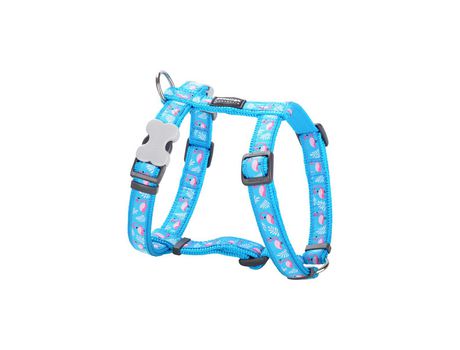 Arnês para Cães Red Dingo Flamingo 25-39 cm Turquesa