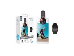 Lente para Câmera de Smartphone Clipeyz Super Fisheye - Preto