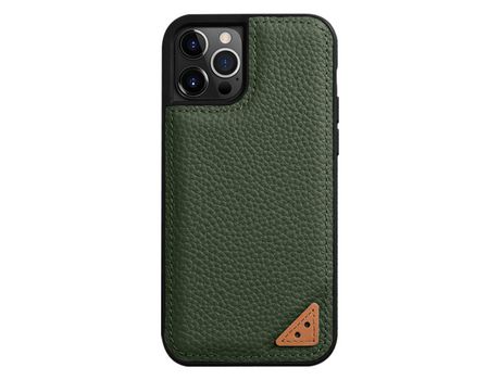Capa para iPhone 13 Pro Max MELKCO Pele Sintética Anti-Choque Verde