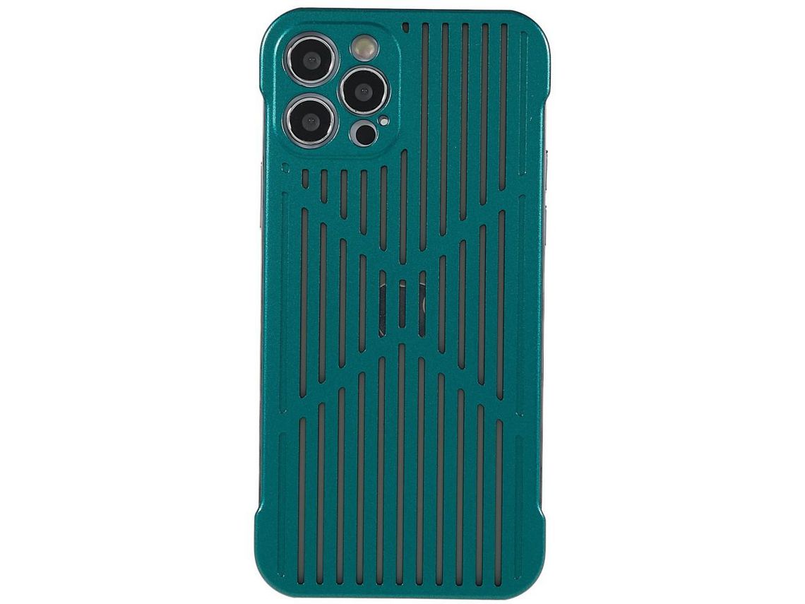 Capa para iPhone 12 Pro Max Pele Sintética Verde