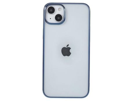 Capa para iPhone 14 Plus MUTURAL Pele Sintética Anti-Choque Azul