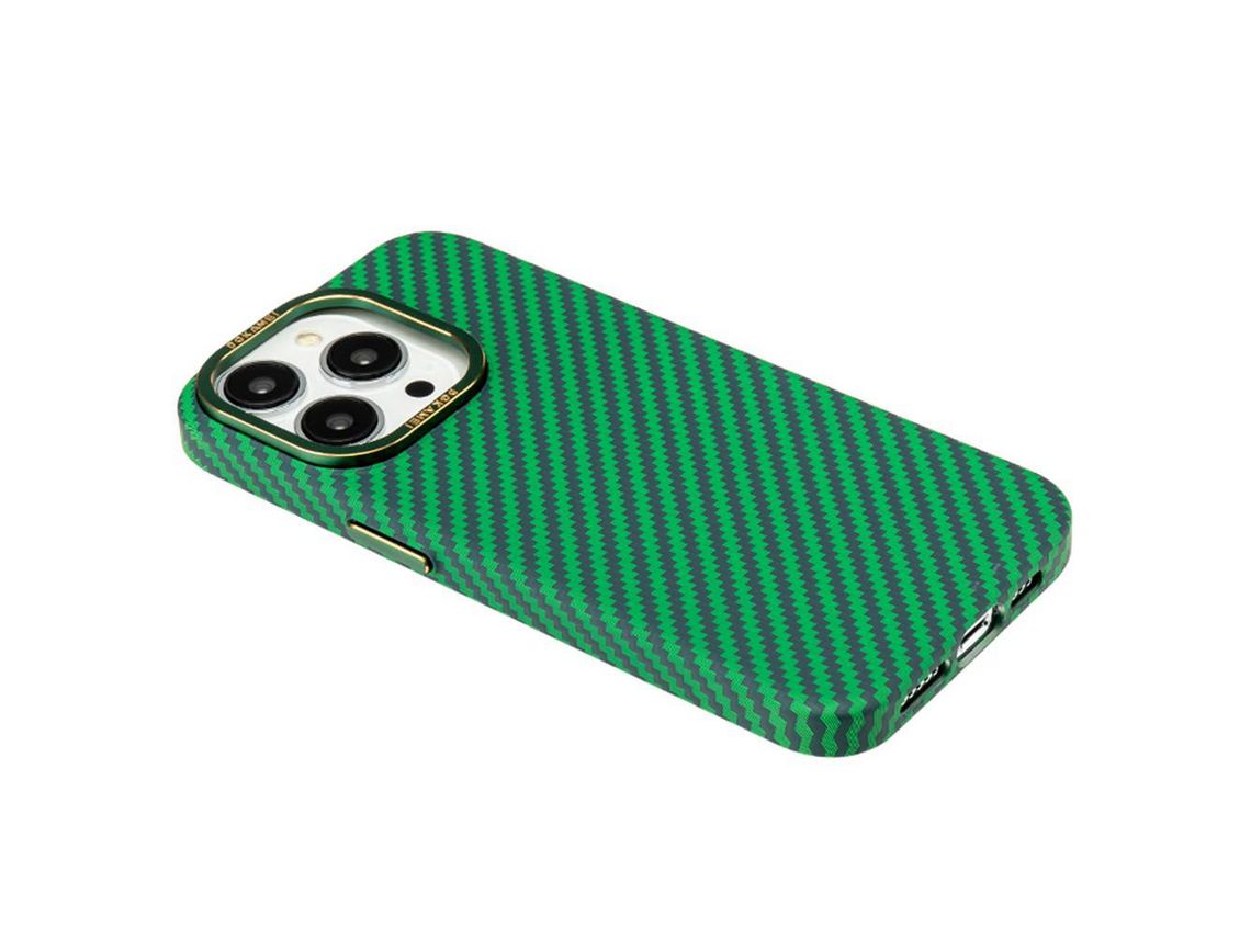 Capa para iPhone 14 Pro Anti-Riscos Magnética Verde