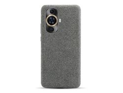 Capa para Huawei Nova Pele Sintética Cinzento