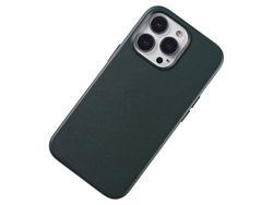 Capa para iPhone 14 Pro Max Pele Sintética Verde