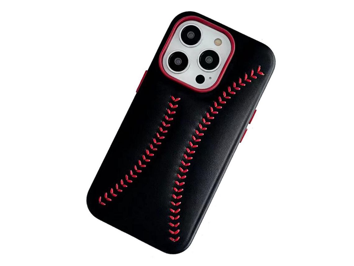 Capa para iPhone 13 Pro Max Pele Sintética Preto