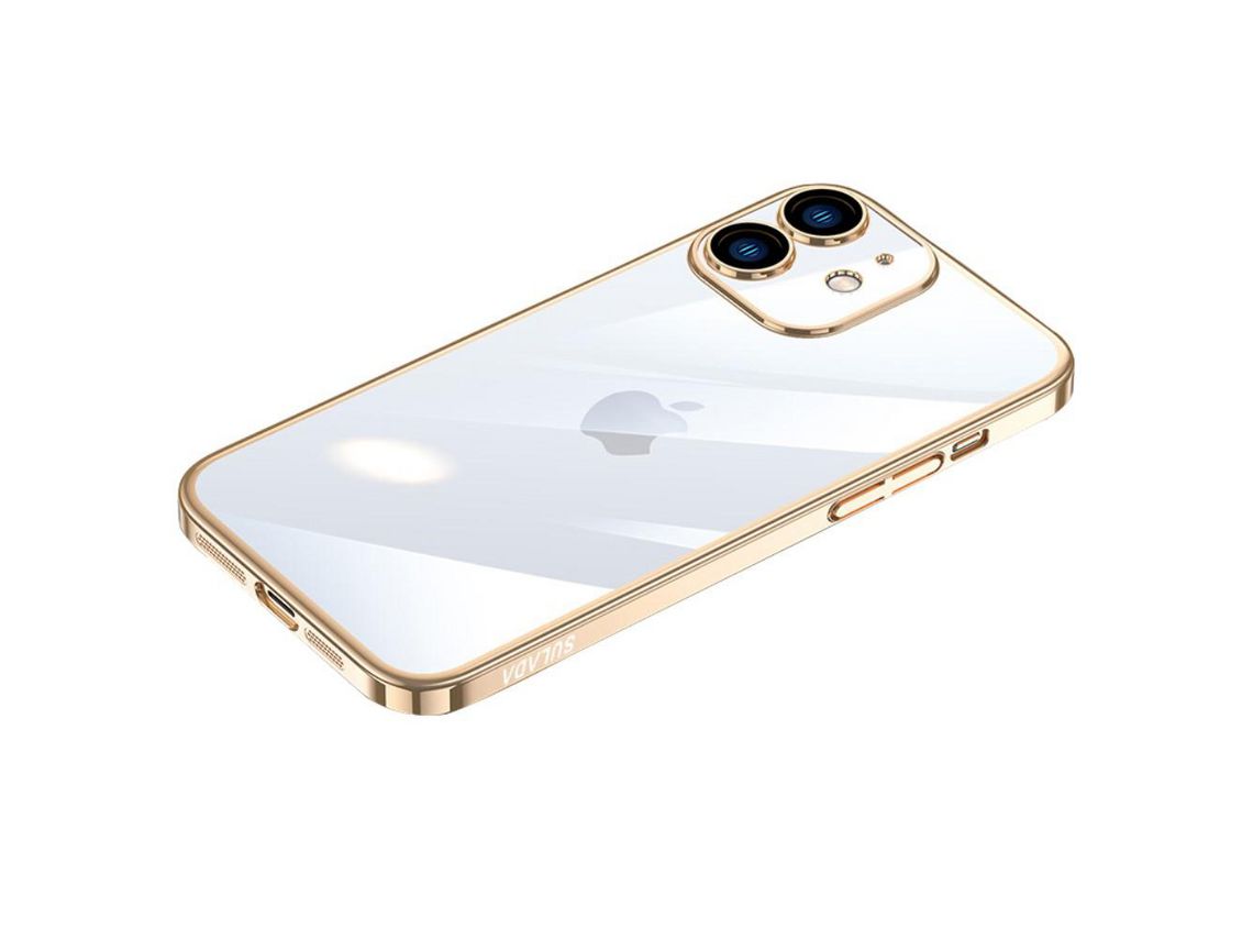 Capa para iPhone 12 SULADA Anti-Choque Dourado