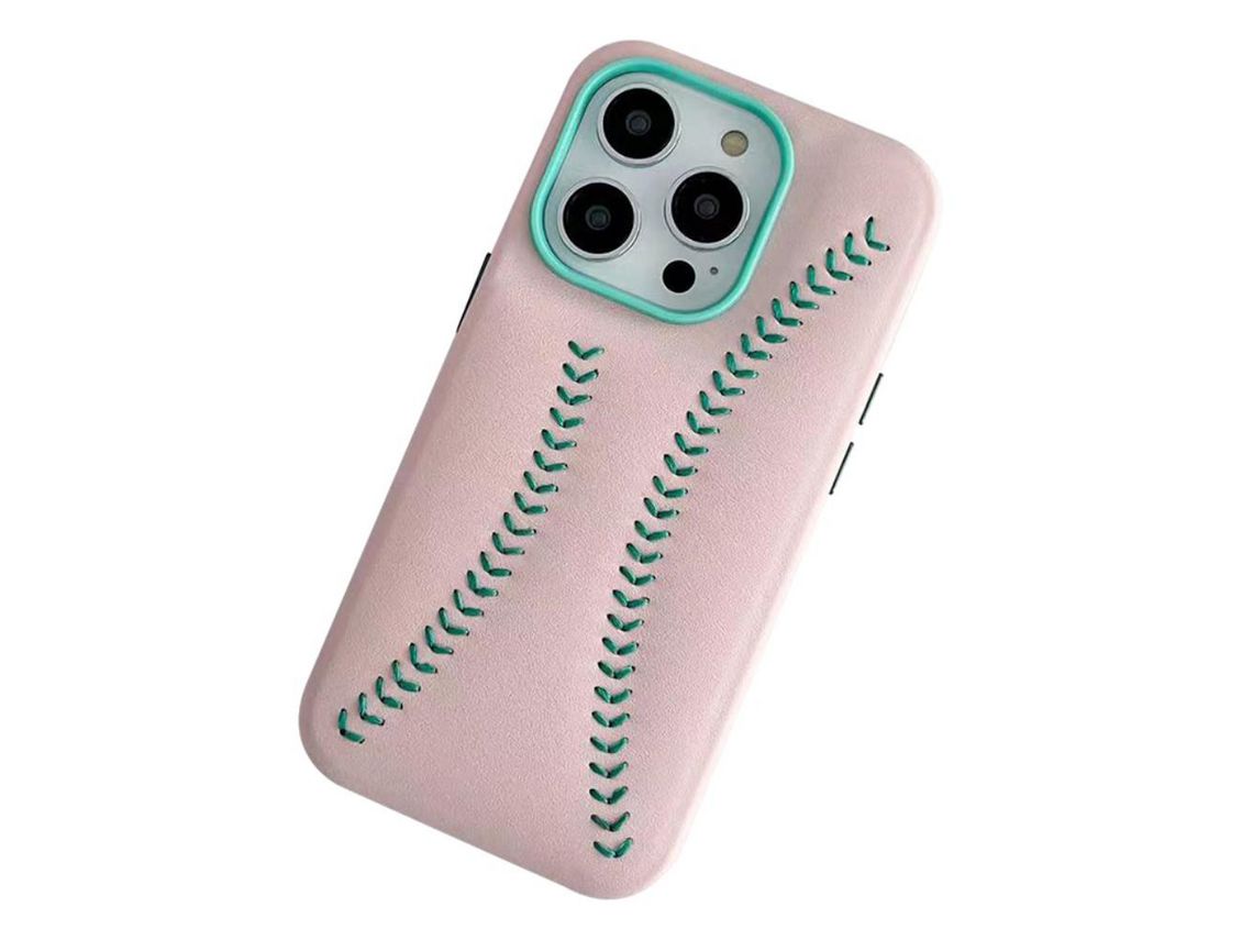 Capa para iPhone 14 Pro Pele Sintética Rosa
