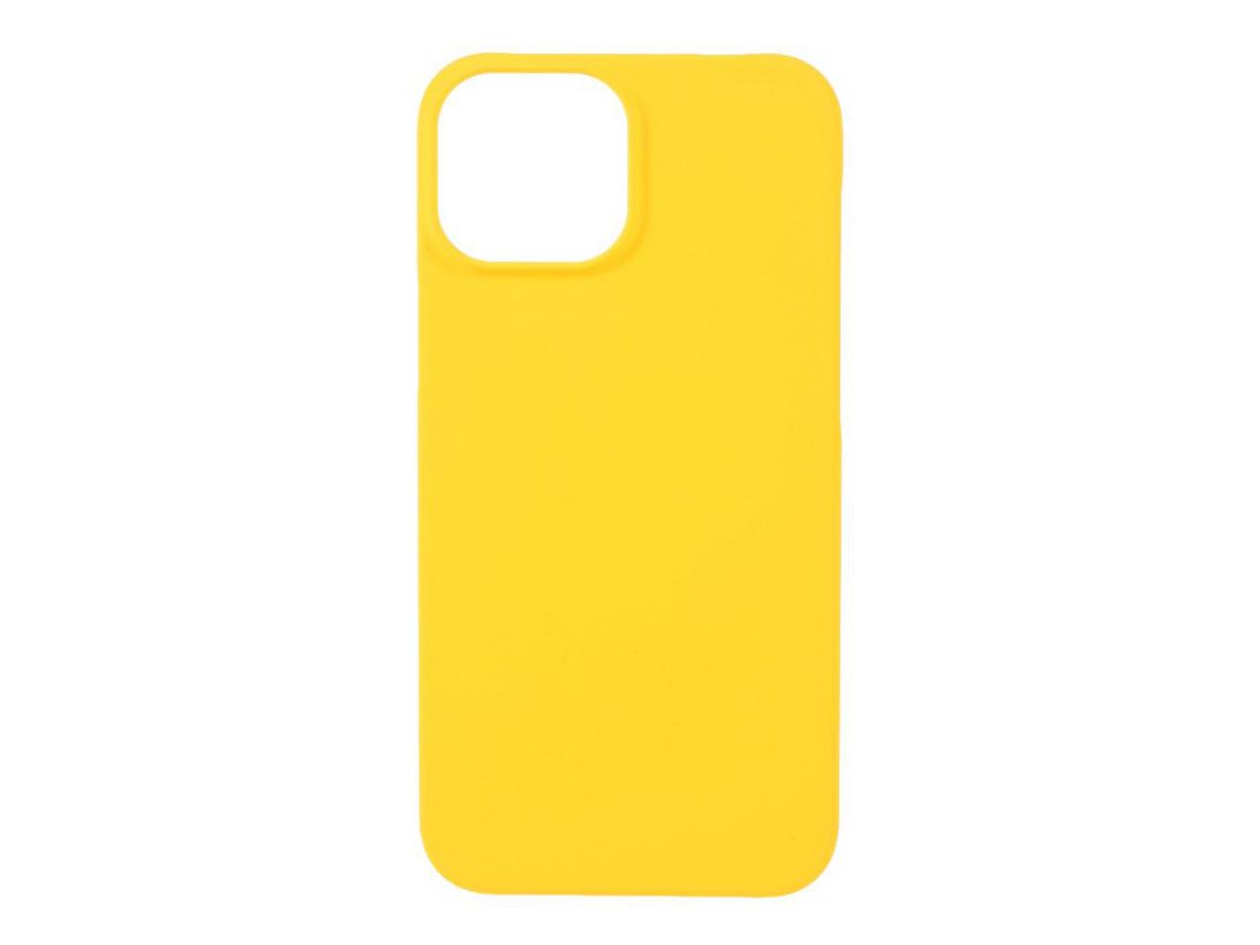 Capa para iPhone 13 Mini/13 Pele Sintética Amarelo