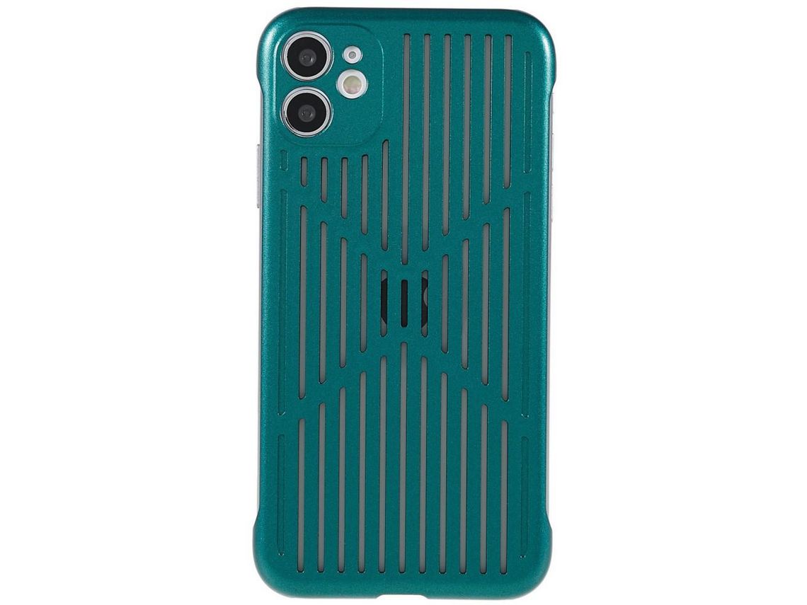 Capa para iPhone 11 Pele Sintética Verde