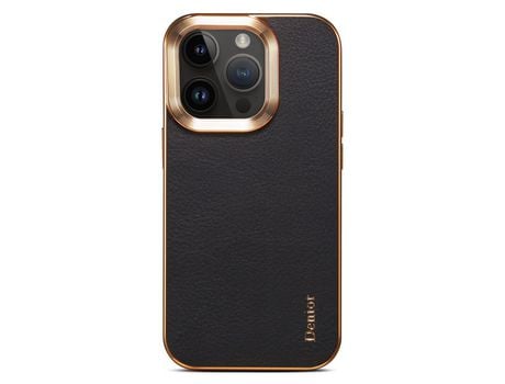 Capa para iPhone 13 Pro Max DENIOR Pele Sintética Preto