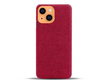 Capa para iPhone 13 Mini/13 KSQ Pele Sintética Vermelho