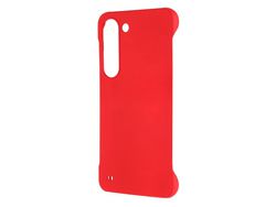 Capa para Samsung Galaxy S21 5G/S21+ Pele Sintética Anti-Riscos Vermelho