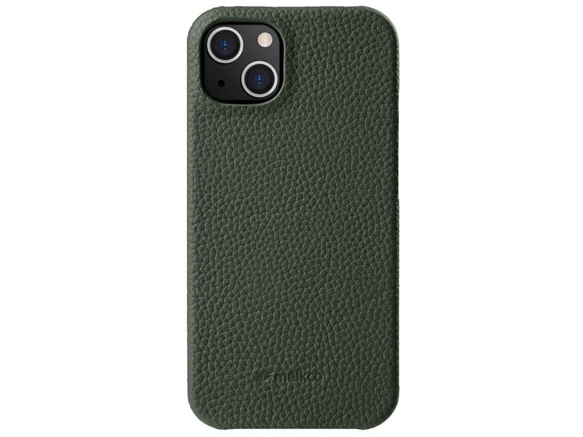 Capa para iPhone 13 Mini/13 Pele Sintética Verde