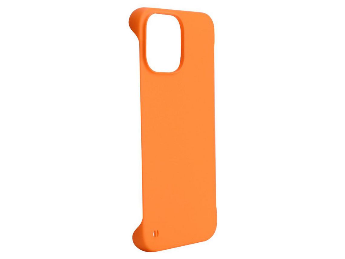 Capa para iPhone 15 Plus Pele Sintética Laranja