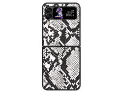 Capa para Samsung Galaxy Z Flip 4 5G Pele Sintética Anti-Riscos Multicor