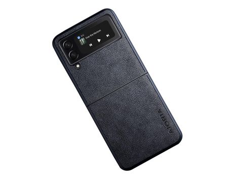Capa para Samsung Galaxy Z Flip 3 5G AIORIA Pele Sintética Cinzento