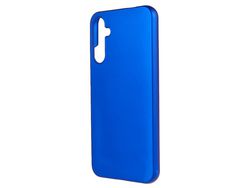 Capa para Samsung Galaxy A14 5G Pele Sintética Anti-Choque Azul