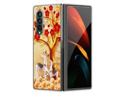 Capa para Samsung Galaxy Z Fold 4 5G Pele Sintética